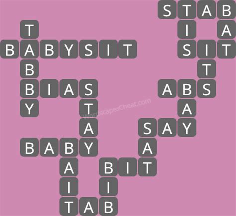 Wordscapes Level 1259, Aqua 11 .